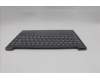Lenovo 5CB1R61658 C-Cover with keyboard, Nordic, Luna Grey, Puresight Logo, Screw, UK