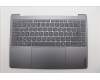 Lenovo 5CB1R61672 C-Cover with keyboard, Bulgarian, Luna Grey, Non-Puresight Logo, Screw, UK