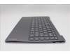 Lenovo 5CB1R61675 C-Cover with keyboard, US English Euro, Luna Grey, Non_Puresight Logo, Screw