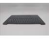 Lenovo 5CB1R61676 C-Cover with keyboard, French, Luna Grey, Non-Puresight Logo, Screw, US