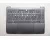 Lenovo 5CB1R61681 C-Cover with keyboard, Hebrew, Luna Grey, Non-Puresight Logo, Screw, US