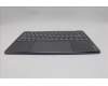 Lenovo 5CB1R61689 C-Cover with keyboard, Portuguese, Luna Grey, Non-Puresight Logo, Screw, UK