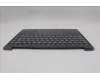 Lenovo 5CB1R61689 C-Cover with keyboard, Portuguese, Luna Grey, Non-Puresight Logo, Screw, UK
