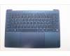 Lenovo 5CB1R61739 C-Cover with keyboard, German, Cosmic Blue, Non-Puresight Logo, Screw, UK