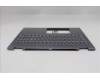 Lenovo 5CB1R68013 C-Cover with keyboard, Spanish, Luna Grey, Puresight Logo, FingerPrint, UK