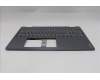 Lenovo 5CB1R68039 C-Cover with keyboard, French, Luna Grey, Puresight Logo, FingerPrint, US