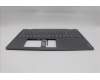 Lenovo 5CB1R68061 C-Cover with keyboard, German, Luna Grey, Puresight Logo, Non-FingerPrint, UK