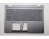 Lenovo 5CB1R68289 C-Cover with keyboard, French, Luna Grey, Puresight Logo, Non-FingerPrint, US
