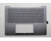 Lenovo 5CB1R68296 C-Cover with keyboard, English, Luna Grey, Puresight Logo, US