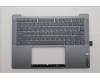 Lenovo 5CB1R68332 C-Cover with keyboard, Arabic, Luna Grey, Non-Puresight Logo, US