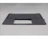 Lenovo 5CB1R68343 C-Cover with keyboard, French, Luna Grey, Non-Puresight Logo, US