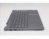 Lenovo 5CB1R71034 C-Cover with keyboard, UK English, Luna Grey, Backlight, UK
