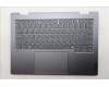 Lenovo 5CB1R71037 C-Cover with keyboard, Hebrew, Luna Grey, Backlight, US