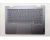 Lenovo 5CB1R71039 C-Cover with keyboard, Russian, Luna Grey, Backlight, US