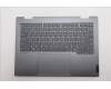 Lenovo 5CB1R71044 C-Cover with keyboard, US English Euro, Luna Grey, Backlight, US