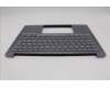 Lenovo 5CB1R71079 C-Cover with keyboard, Switzerland, Luna Grey, UK