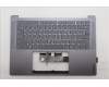 Lenovo 5CB1R71121 C-Cover with keyboard, Russian, Luna Grey, US