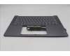 Lenovo 5CB1R71145 C-Cover with keyboard, Ukraine, Luna Grey, US