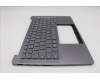 Lenovo 5CB1R71166 C-Cover with keyboard, German, Luna Grey, UK