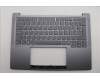 Lenovo 5CB1R71172 C-Cover with keyboard, Switzerland, Luna Grey, UK