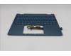 Lenovo 5CB1R71270 C-Cover with keyboard, Hebrew, Tidal Teal, Non-FingerPrint, Puresight Logo, US