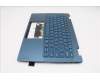 Lenovo 5CB1R71271 C-Cover with keyboard, Greek, Tidal Teal, Non-FingerPrint, Puresight Logo, US