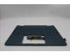 Lenovo 5CB1R71275 C-Cover with keyboard, Portuguese, Tidal Teal, Non-FingerPrint, Puresight Logo, UK