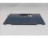 Lenovo 5CB1R71289 C-Cover with keyboard, Belgian, Tidal Teal, Non-FingerPrint, Puresight Logo, UK