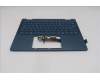 Lenovo 5CB1R71291 C-Cover with keyboard, French, Tidal Teal, Non-FingerPrint, Puresight Logo, US