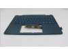 Lenovo 5CB1R71389 C-Cover with keyboard, Spanish, Tidal Teal, Non-FingerPrint, Non-Puresight Logo, UK