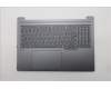 Lenovo 5CB1R91590 C-Cover with keyboard, Greek, Luna Grey, DIS, US