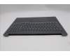 Lenovo 5CB1R91607 C-Cover with keyboard, UK English, Luna Grey, DIS, UK