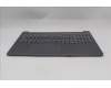 Lenovo 5CB1R91624 C-Cover with keyboard, Italian, Luna Grey, UMA, UK