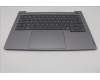Lenovo 5CB1R99875 C-Cover with keyboard, French, Arctic Grey, Backlight, H-series, US