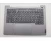 Lenovo 5CB1S00181 C-Cover with keyboard, English, Arctic Grey, Backlight, U-series