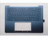 Lenovo 5CB1S00241 C-Cover with keyboard, US English Euro, Tidal Teal, Non-Puresight Logo, US