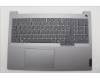 Lenovo 5CB1S00308 C-Cover with keyboard, Czech Slovakian, Arctic Grey, Backlight, H-series, UK