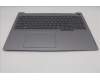 Lenovo 5CB1S00376 C-Cover with keyboard, English, Arctic Grey, Backlight, U-series