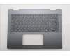 Lenovo 5CB1S01176 C-Cover with keyboard, Portuguese, Luna Grey, Backlight, Non-FingerPrint, UK