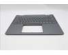 Lenovo 5CB1S01176 C-Cover with keyboard, Portuguese, Luna Grey, Backlight, Non-FingerPrint, UK