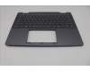 Lenovo 5CB1S01183 C-Cover with keyboard, German, Luna Grey, Backlight, Non-FingerPrint, UK