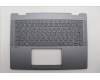 Lenovo 5CB1S02771 C-Cover with keyboard, Bulgarian, Luna Grey, Backlight, Non-FingerPrint, UK