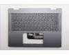Lenovo 5CB1S02825 C-Cover with keyboard, Switzerland, Luna Grey, Non-FingerPrint, UK