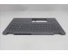 Lenovo 5CB1S05074 C-Cover with keyboard, UK English, Luna Grey, Backlight, Non-FingerPrint, UK