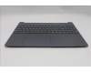 Lenovo 5CB1S05141 C-Cover with keyboard, Arabic, Luna Grey, Non-Backlight, FingerPrint, US