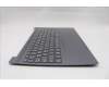 Lenovo 5CB1S05152 C-Cover with keyboard, German, Luna Grey, Non-Backlight, FingerPrint, UK