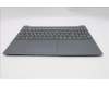 Lenovo 5CB1S05162 C-Cover with keyboard, Russian, Luna Grey, Non_Backlight, FingerPrint