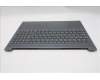 Lenovo 5CB1S05782 C-Cover with keyboard, Slovenian, Luna Grey, Backlight, FingerPrint