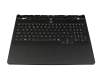 5CB1S11824 Original Lenovo Tastatur inkl. Topcase UK (englisch) schwarz/silber mit Backlight