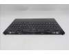 Lenovo 5CB1S11826 C-Cover with keyboard, Arabic, Eclipse Black, RGB Backlight, US